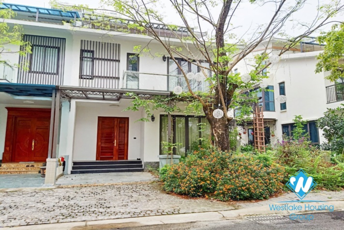 Luxuriously furnished and individually decorated designer villa with beautiful garden  for leasing in Van Giang District 